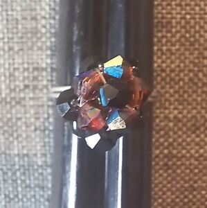 Handmade Wire Ring w/ Swarovski Beads - New Item (Sz 7)